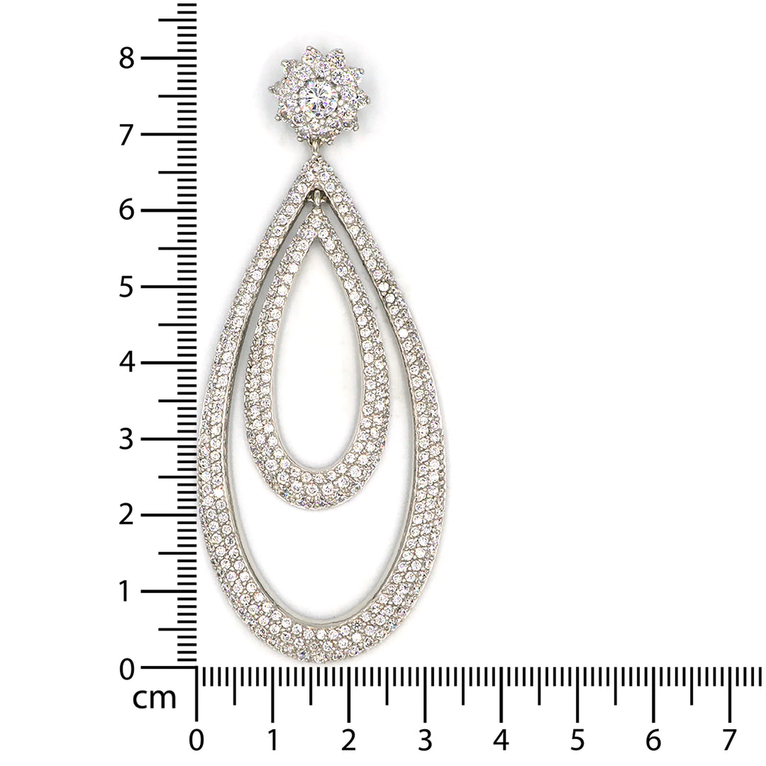 Teardrop Pendant 18K White Gold | Order Today