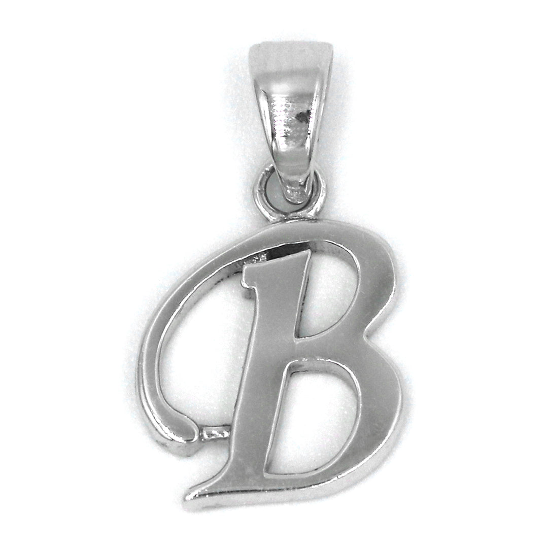 Silver Letter Pendant