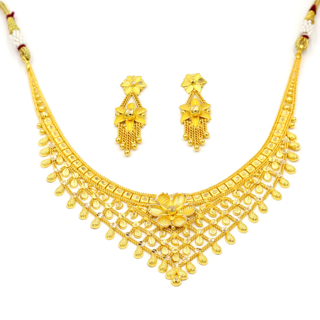 22K Gold Set Indian/kalkatta Design | Top Collection | Precious Jewelry