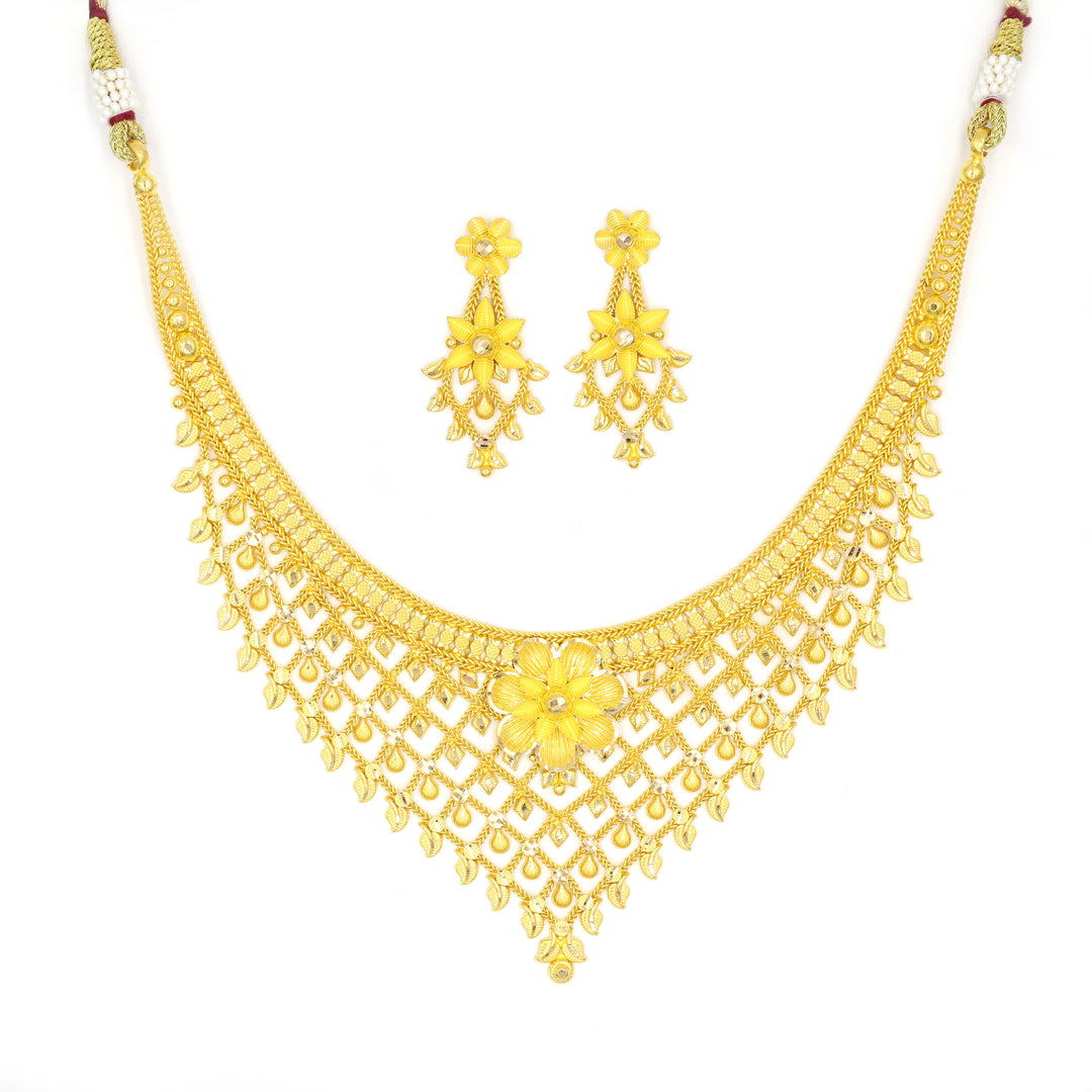 22K Gold Set Indian/kalkatta Design | Top Collection | Precious Jewelry