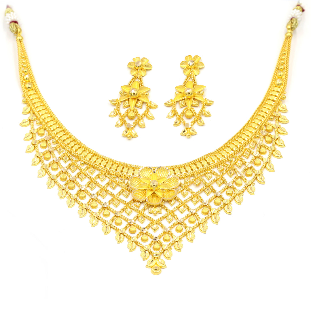22K Gold Set Indian/kalkatta Design | Top Collection | Precious Jewelry
