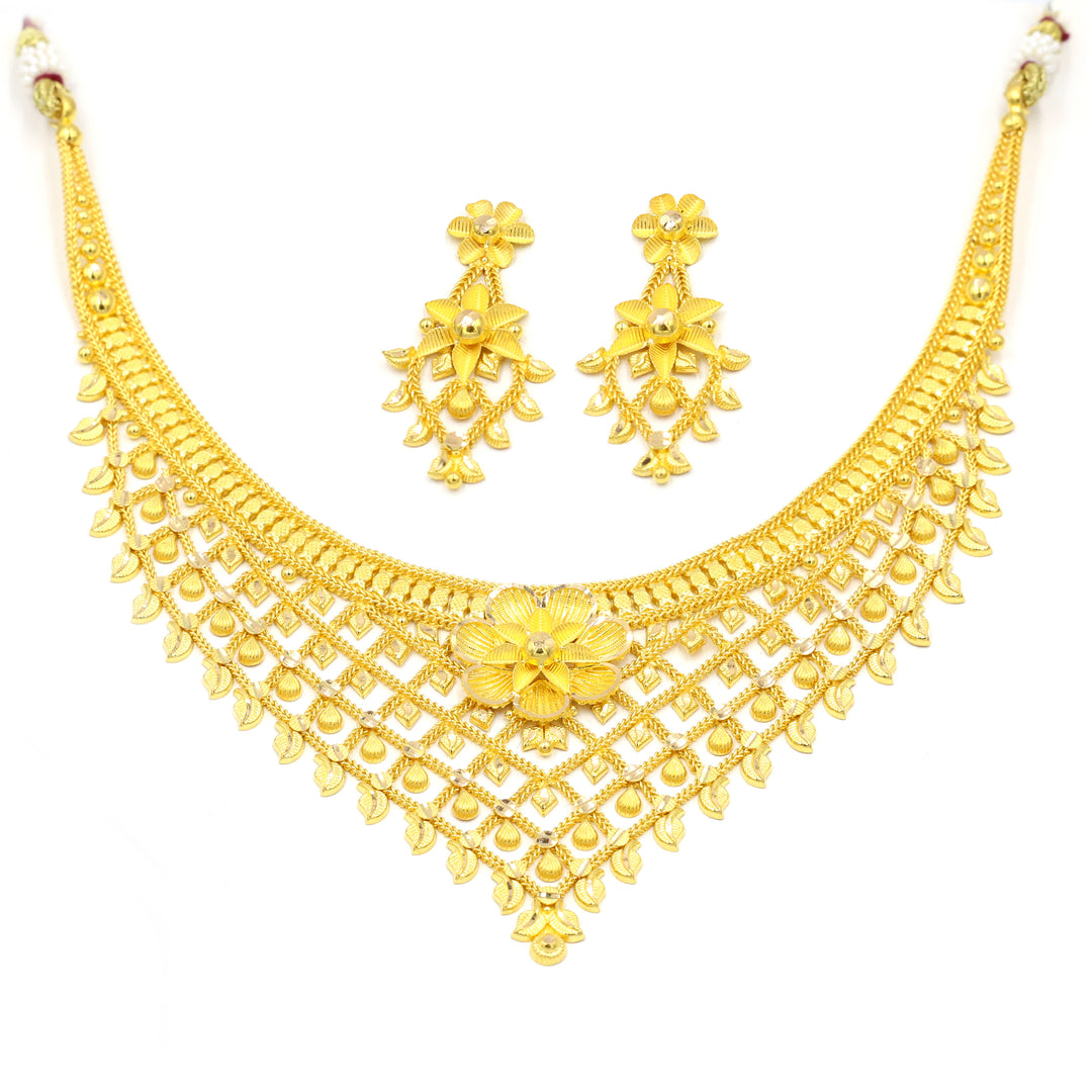 22K Gold Set Indian/kalkatta Design | Top Collection | Precious Jewelry