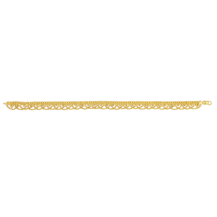 Traditional 22K Gold Panchaloha Anklets Design