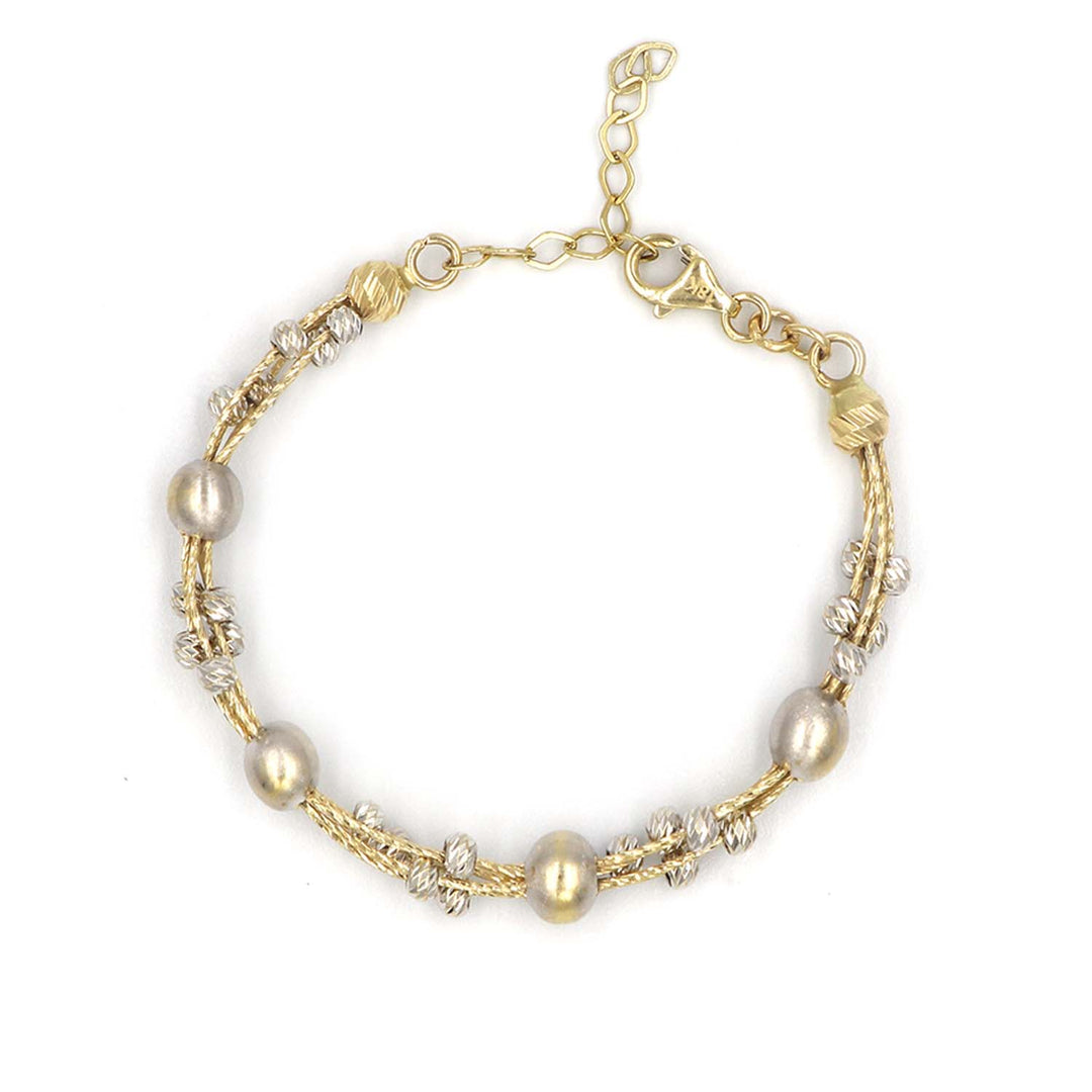 18K Gold Baby Bracelet Without Making Charge AFB06995