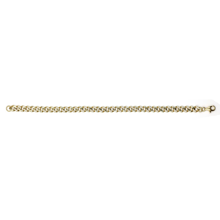 18K Gold Cuban Bracelet AFB07260