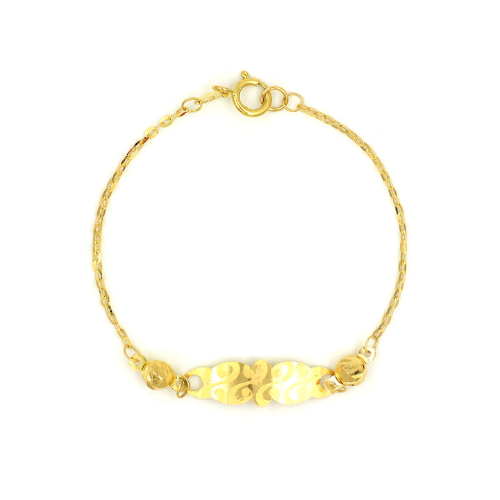 21K Gold Baby Bracelet AFB07792