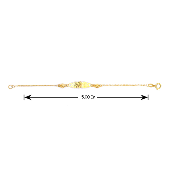 21K Gold Baby Bracelet AFB07792