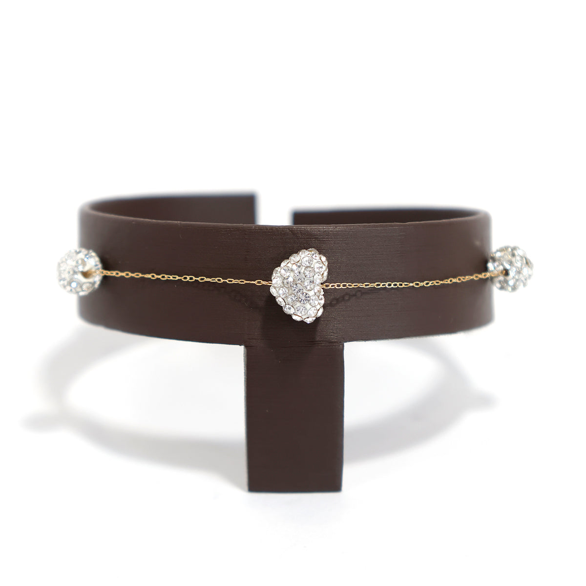 18K Gold Bracelet – playful enamel-style character charm with – Main View