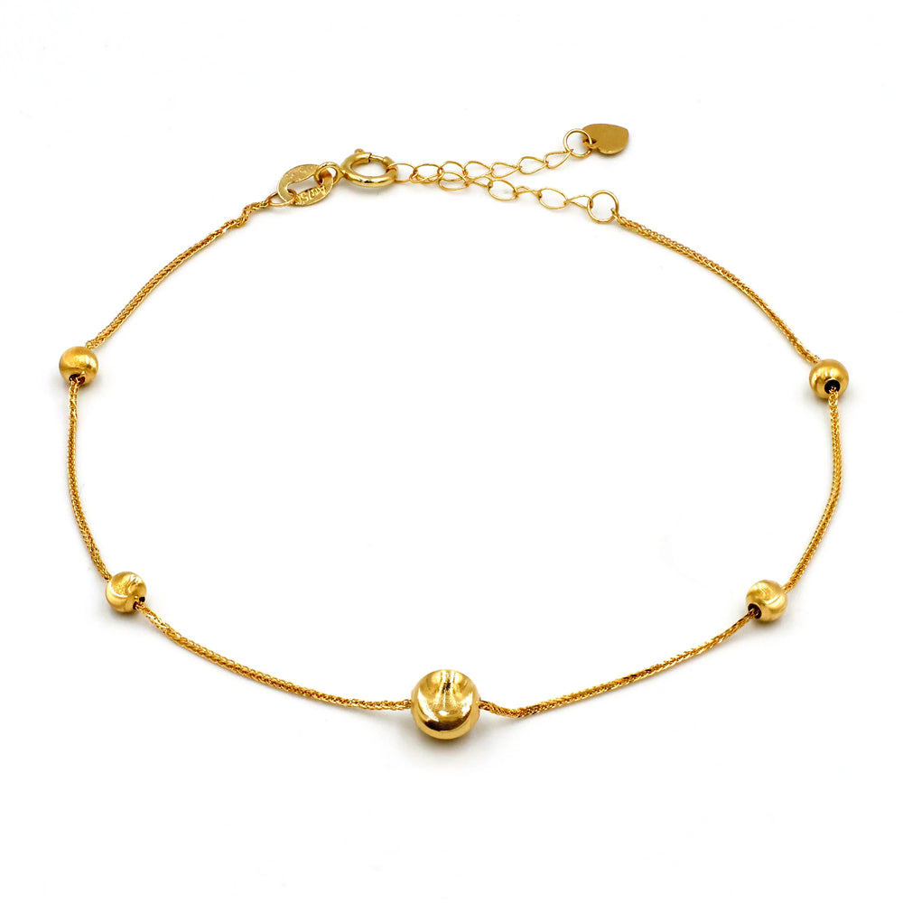 Gold Round Chain Bracelet- AL FANAN