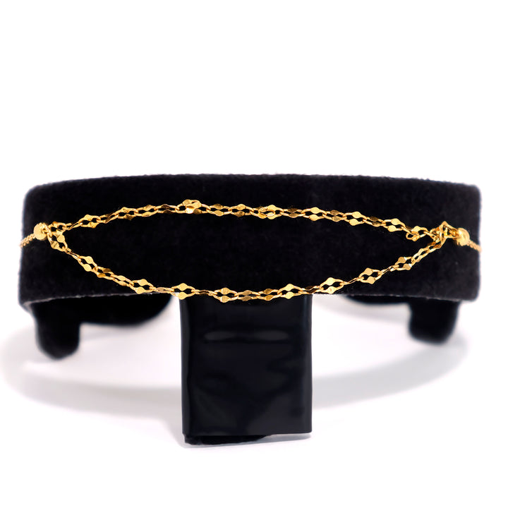 21K Gold Bracelet – elegant chain bracelet design – Zero Making Charge - Main View