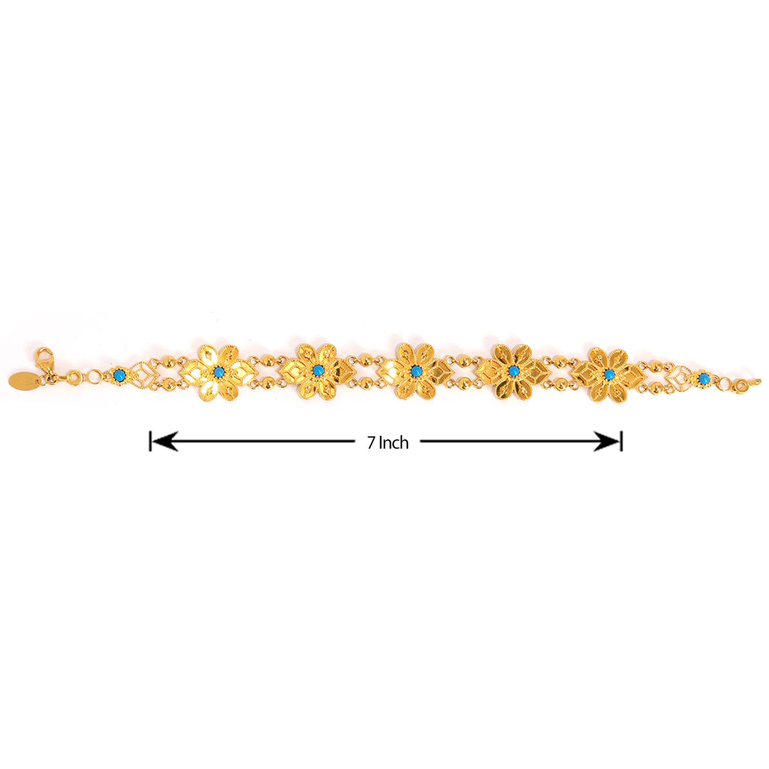 21K Gold Bracelet – Classic Chain Bracelet Design – Zero Making Charge