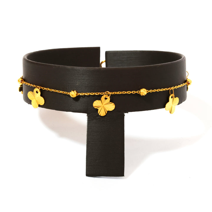 21K Gold Bracelet – Dangling Charm Chain – No Making Charge