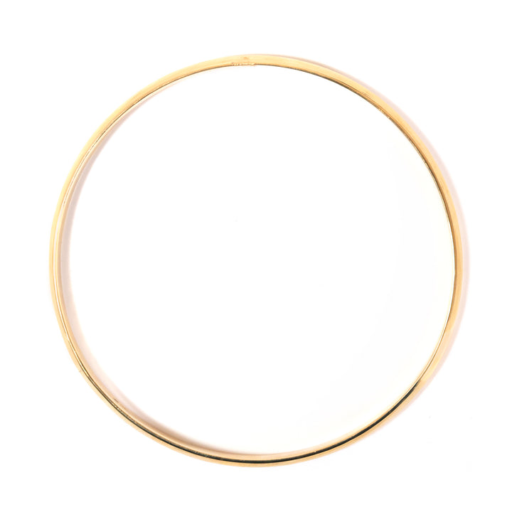 18K Gold Classic Polished Bangle