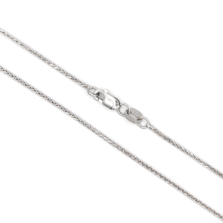 Chic 18K White Gold V Chain Necklace