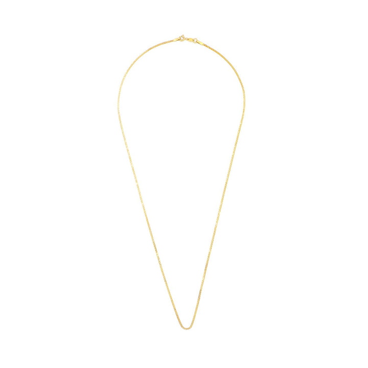 21K Yellow Gold Chain Bobble Chain Necklace
