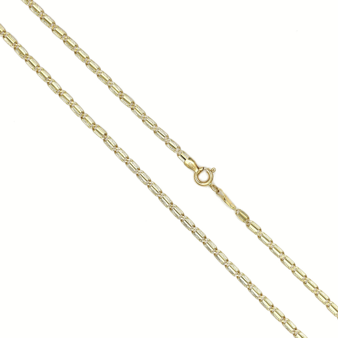 Luxurious 18K Gold Cable Link Chain Necklace