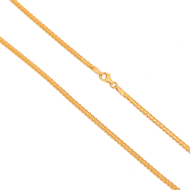 22K Gold Chain – Classic plain gold finish – Zero Making Charge - Main View