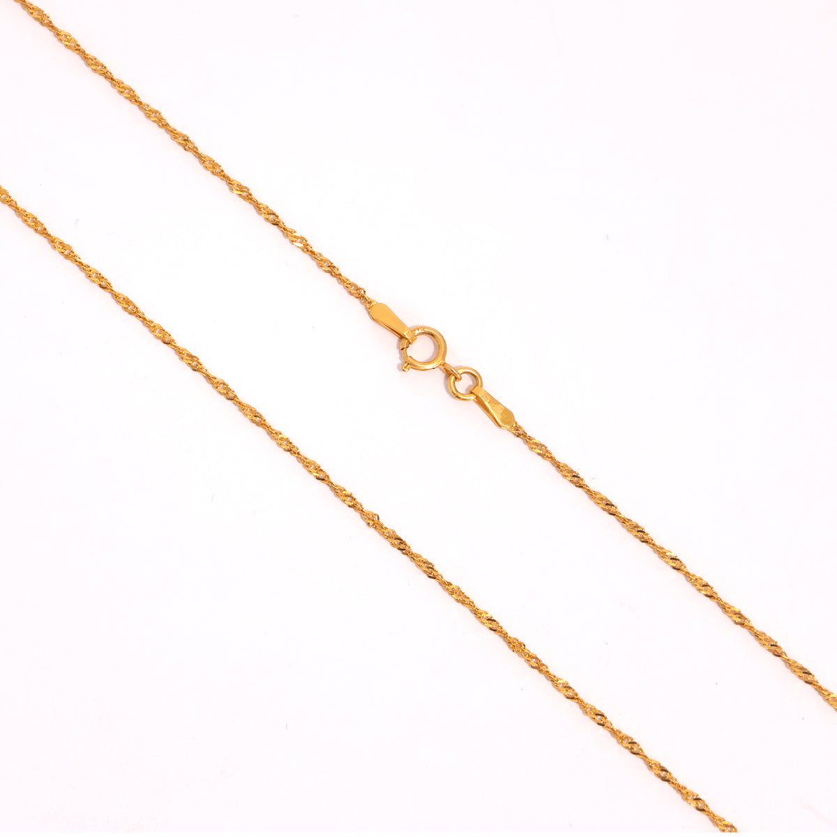21K Gold Disco Chain - Premium Quality - Zero Making Charge - Main View