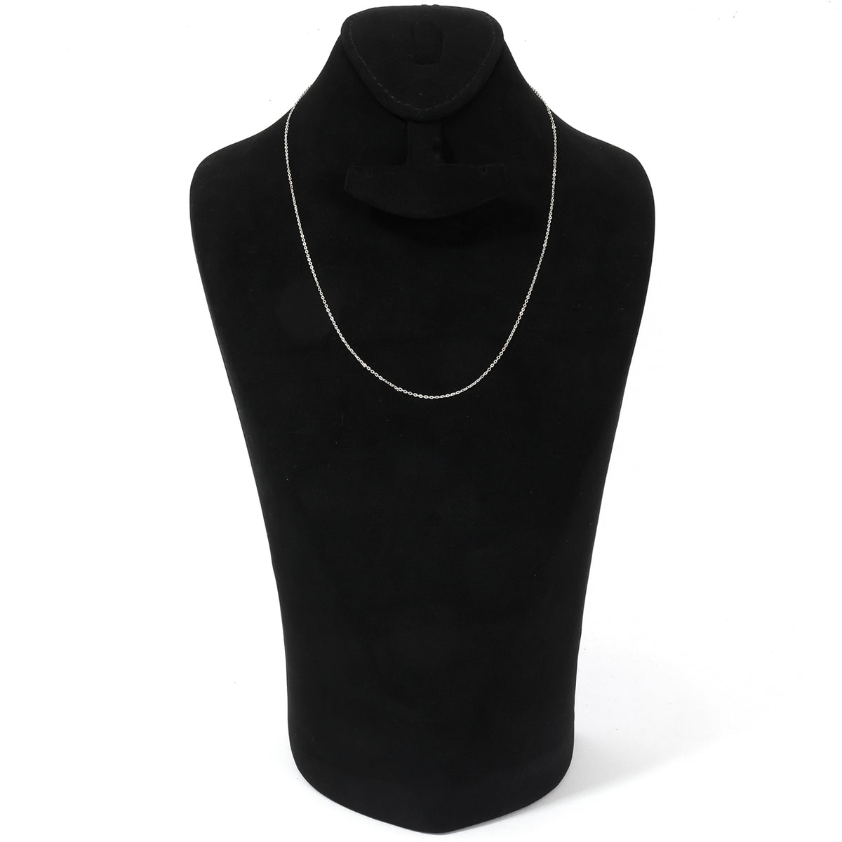 Black turtleneck sweater on a mannequin with a white background