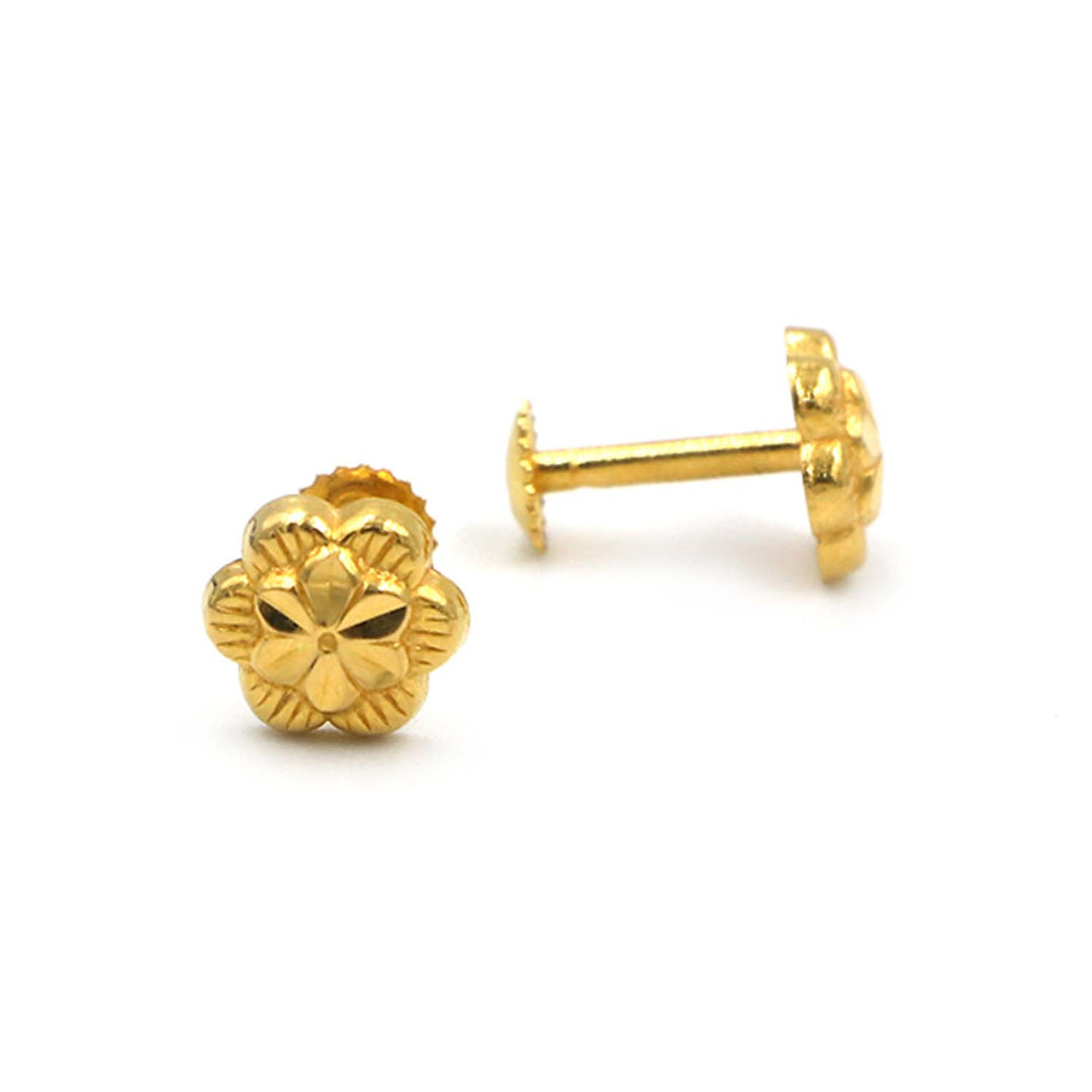 22K Gold Earrings AFE02237