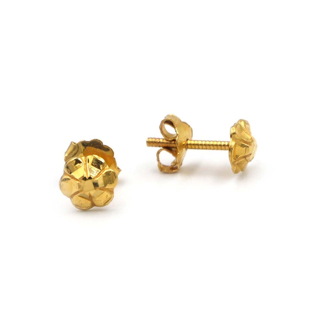 22K Gold Earrings AFE02456