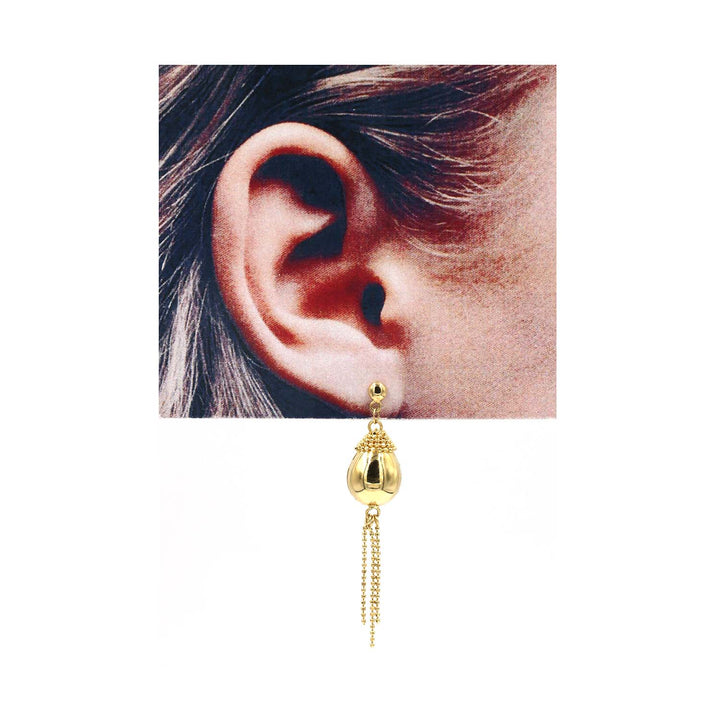 18K Gold Earrings AFE02678