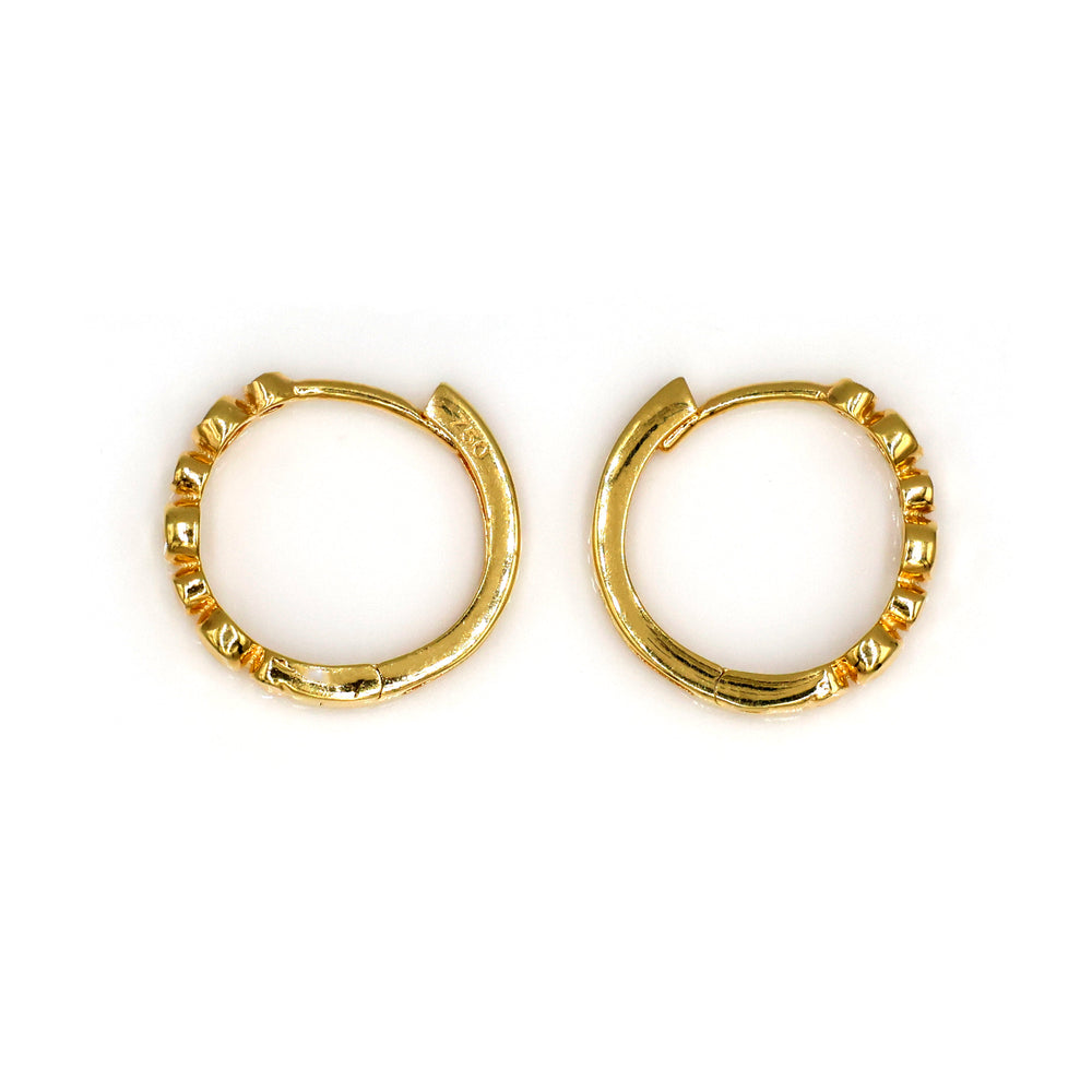 18K Earrings Elegant Daily Wear - Al Fanan