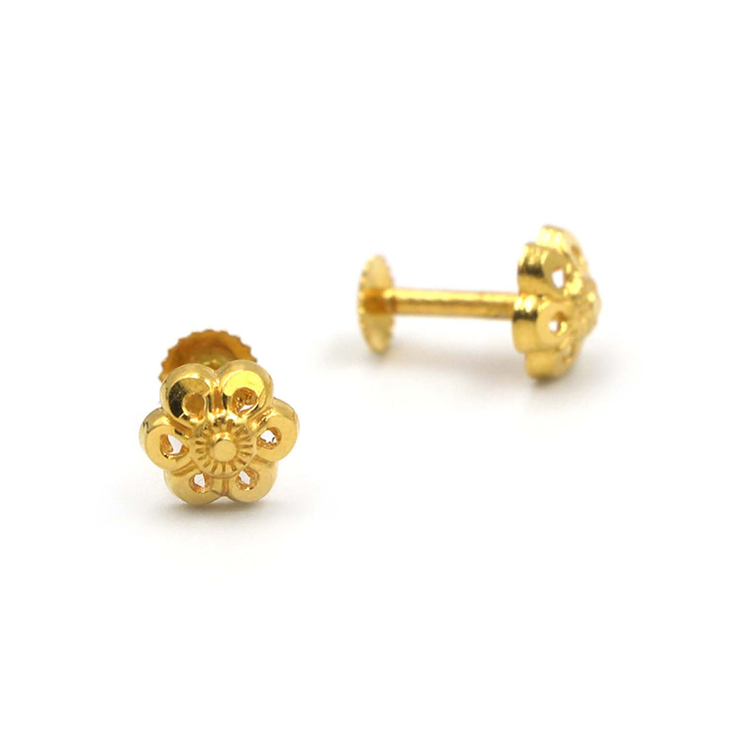 22K Gold Earrings AFE03360