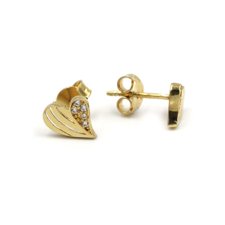 18K Gold Earrings AFE04449