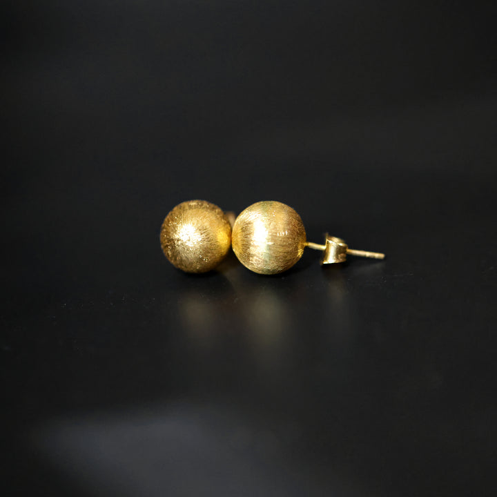 21K Gold Earrings No Making Charges AFE04557