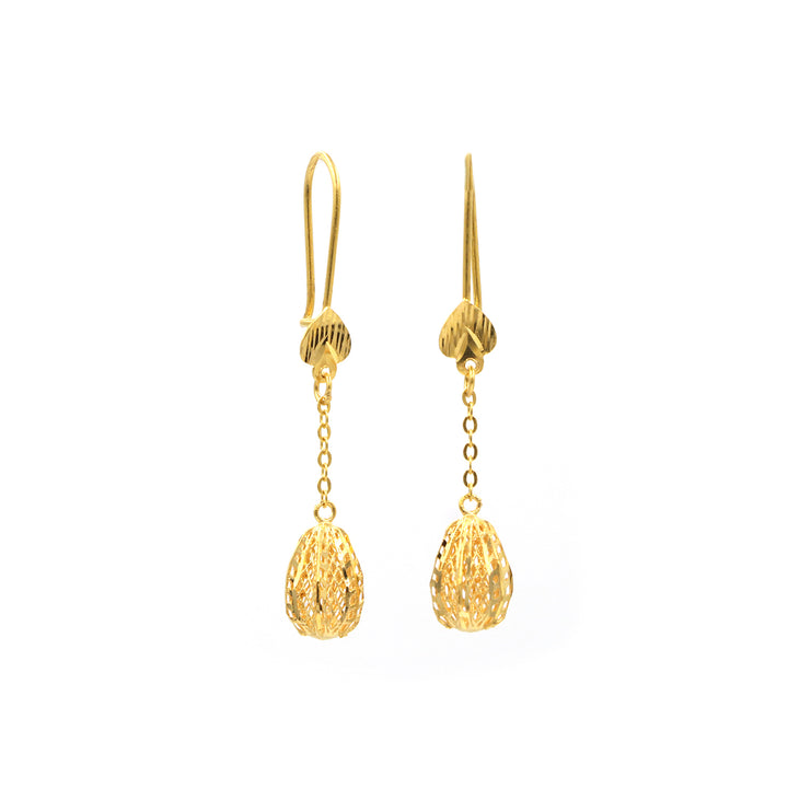 21K Gold Earrings AFE05122