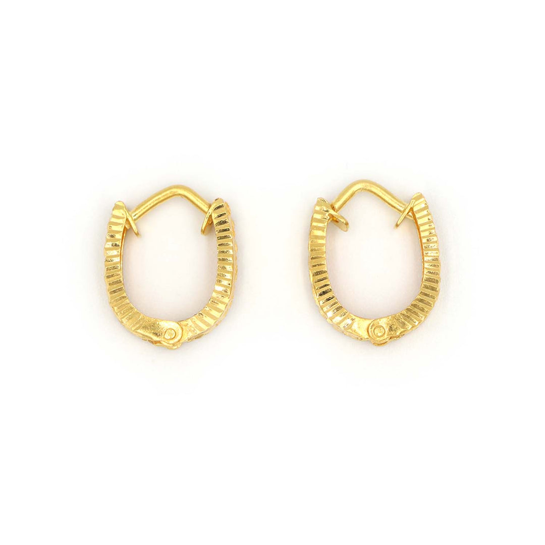 22K Gold Earrings AFE06262