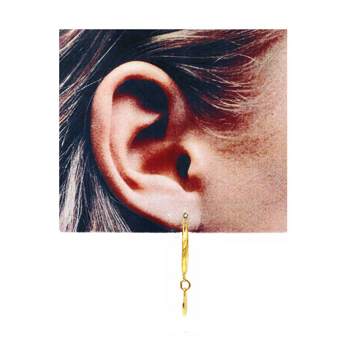 22K Gold Earrings AFE06576