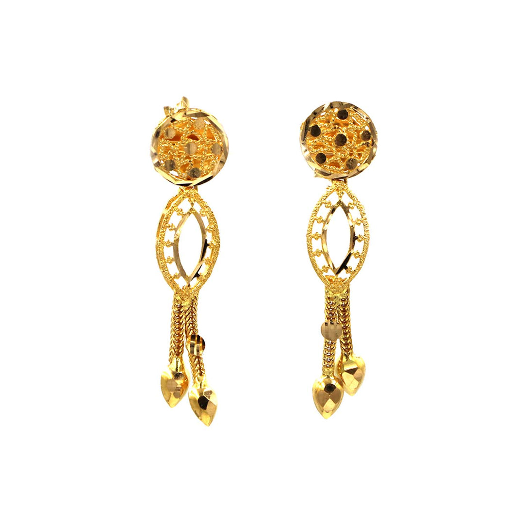 21K Gold Earrings AFE06582
