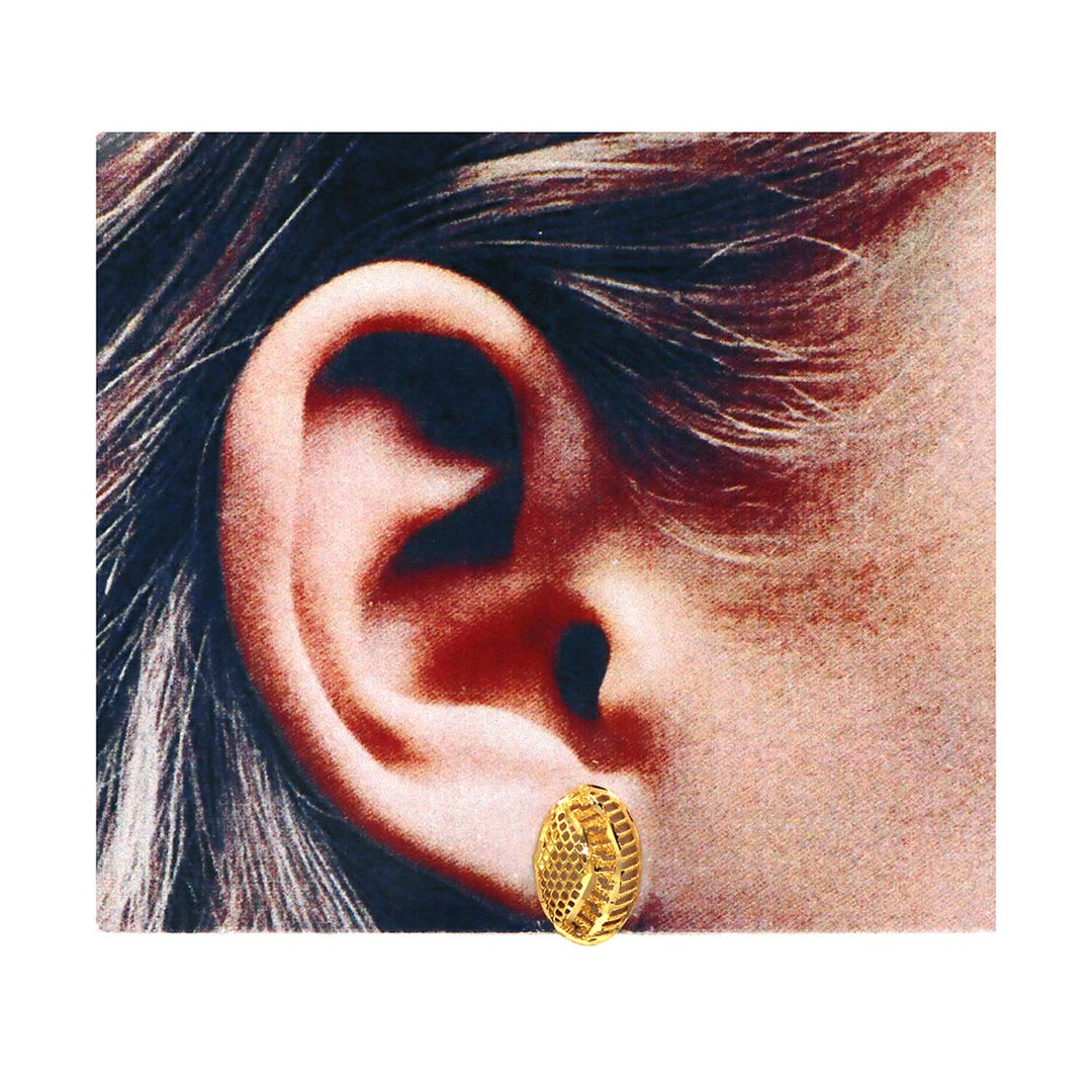 21K Gold Earrings AFE06583