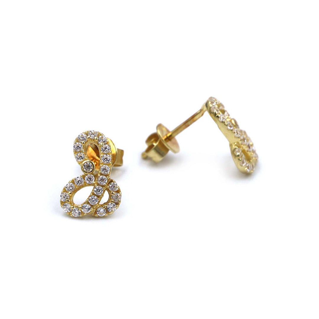 18K Gold Earings Without Making Charge AFE06594