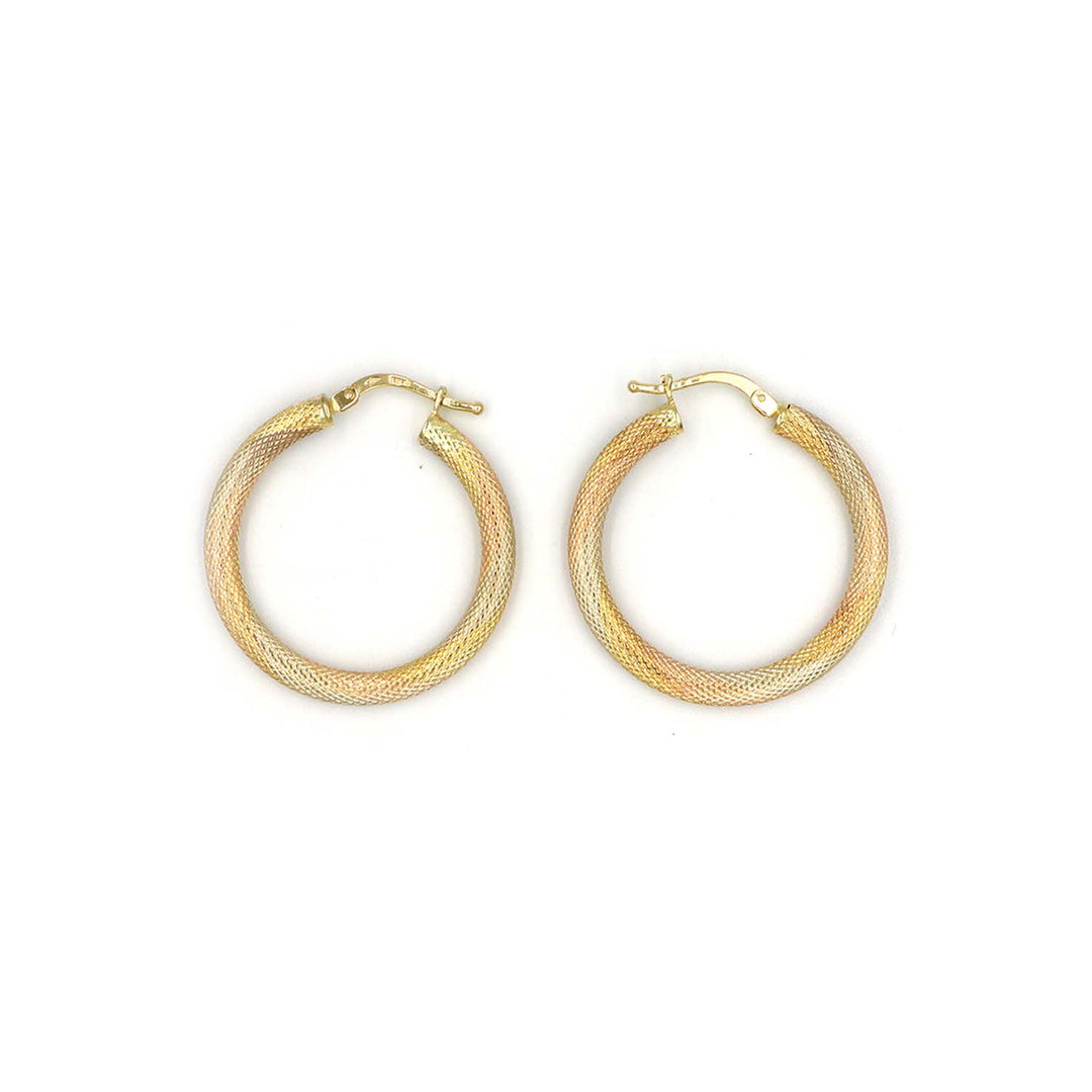 18K Gold Earrings AFE06597