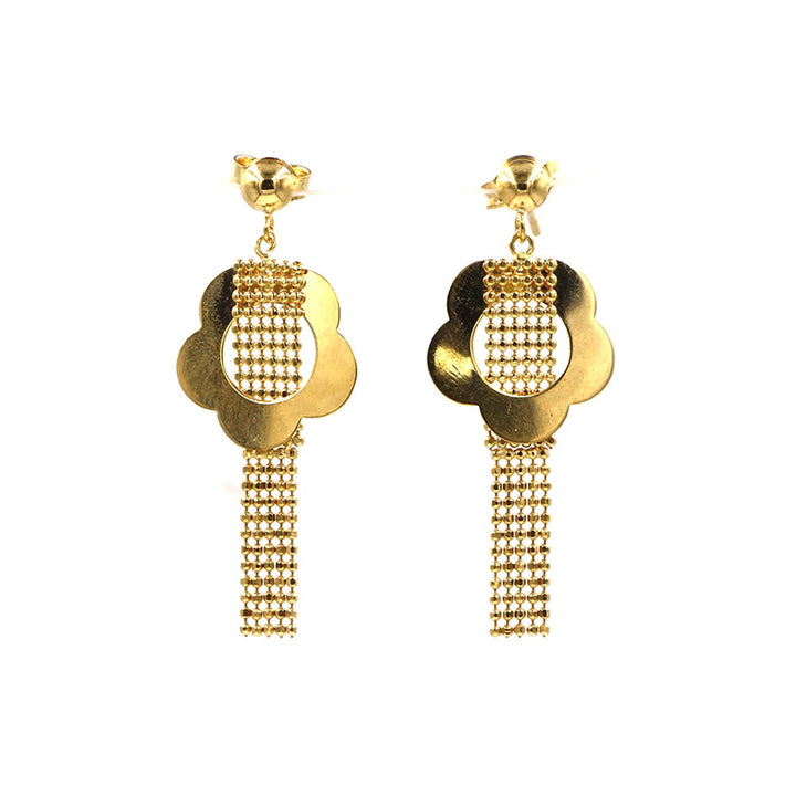 18K Gold Earrings Without Making Charge AFE06601