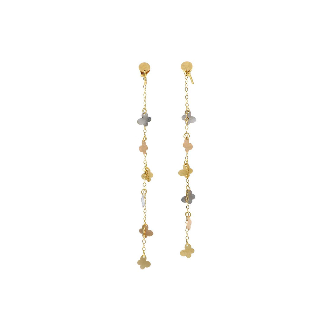 18K Gold Earrings AFE06602