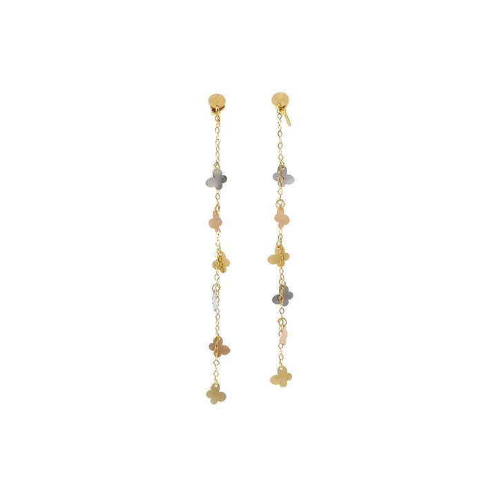18K Gold Earrings AFE06602