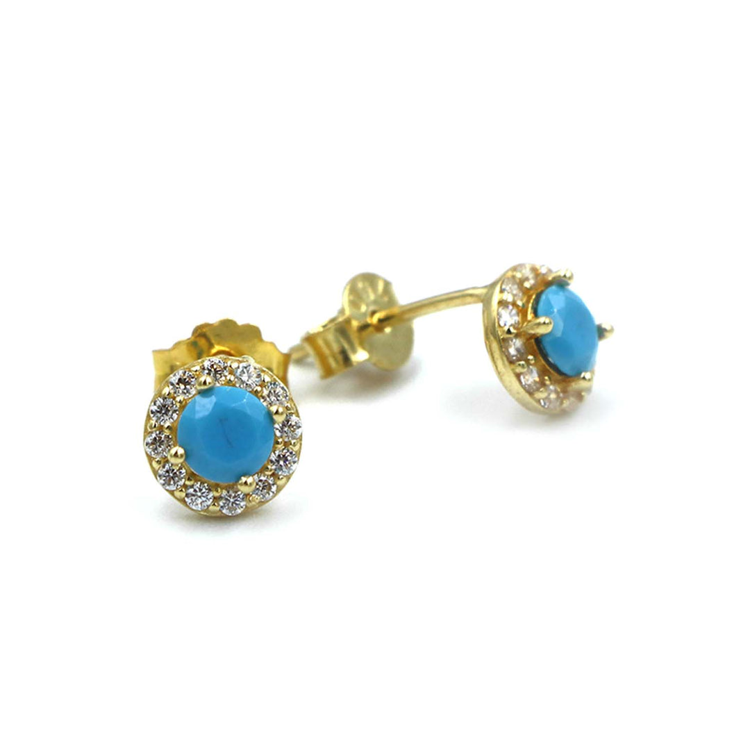 18K Gold Earings Without Making Charge AFE06603