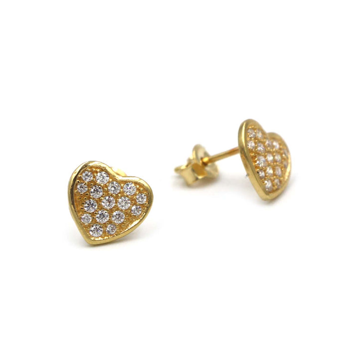 18K Gold Earrings Without Making Charge AFE06610