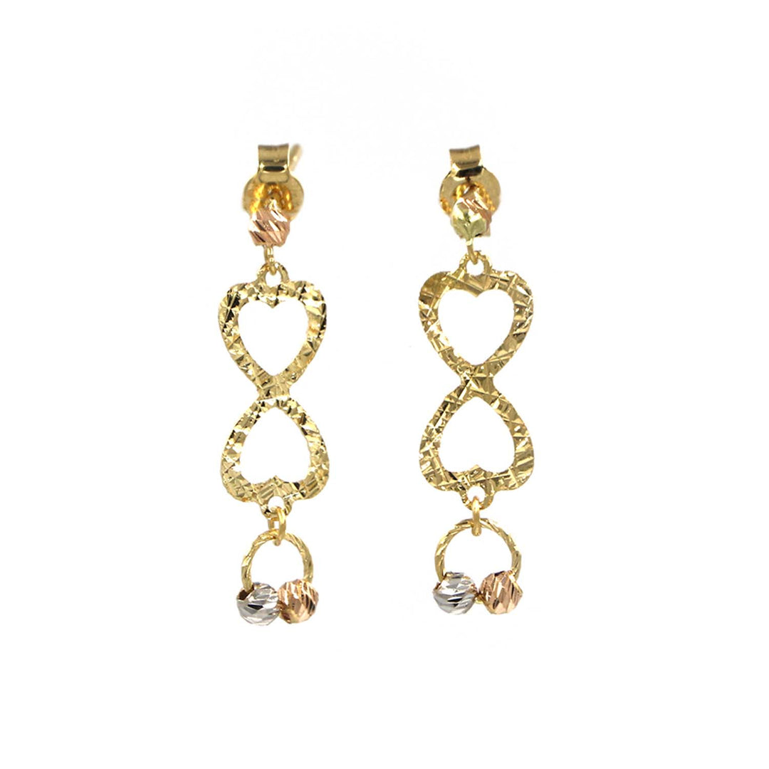 18K Gold Earrings AFE06614