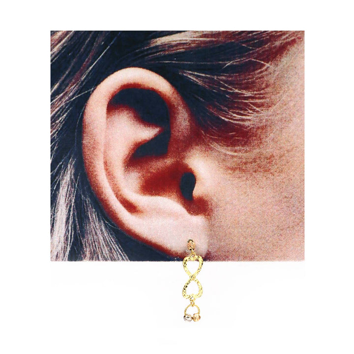 18K Gold Earrings AFE06614