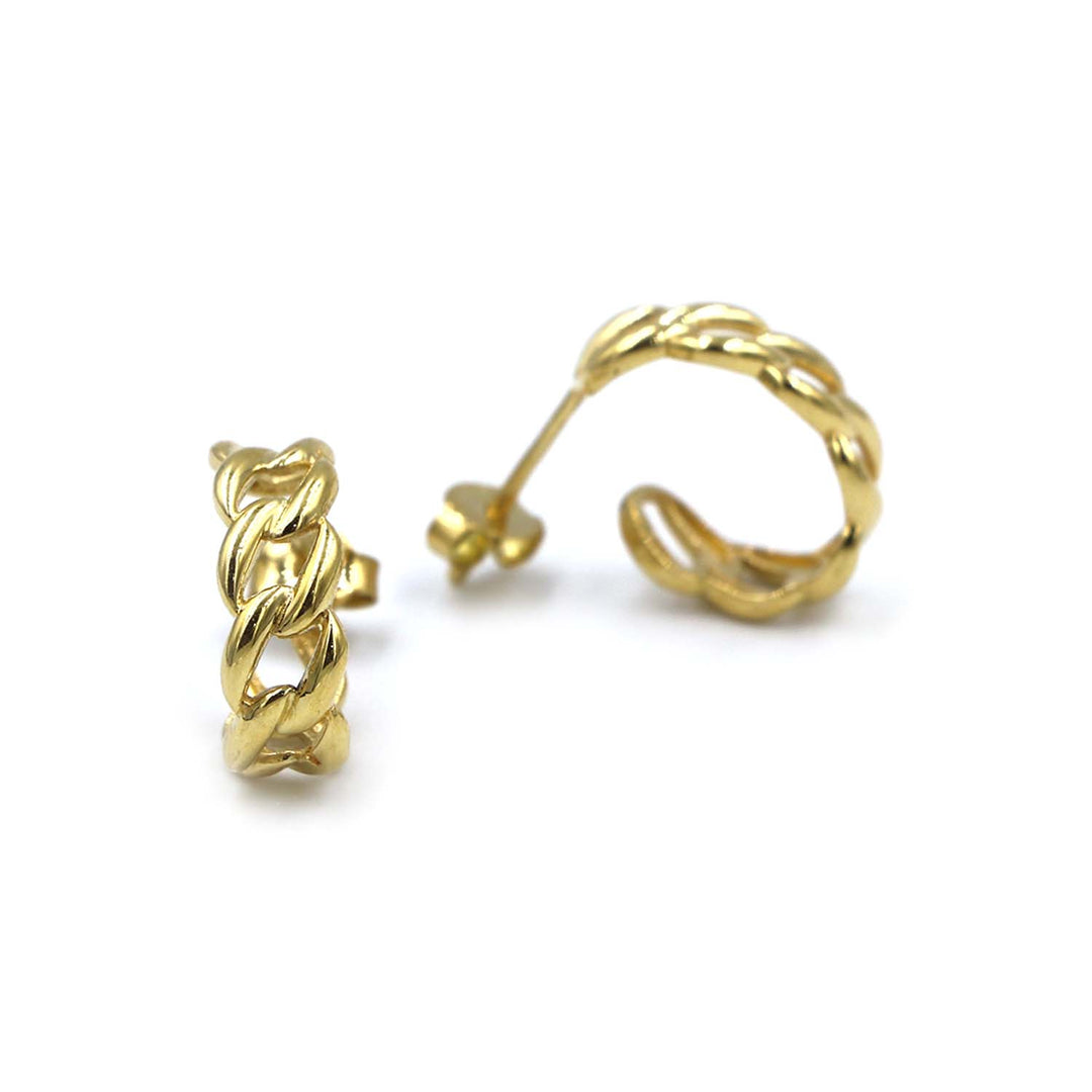 18K Gold Earrings AFE06615