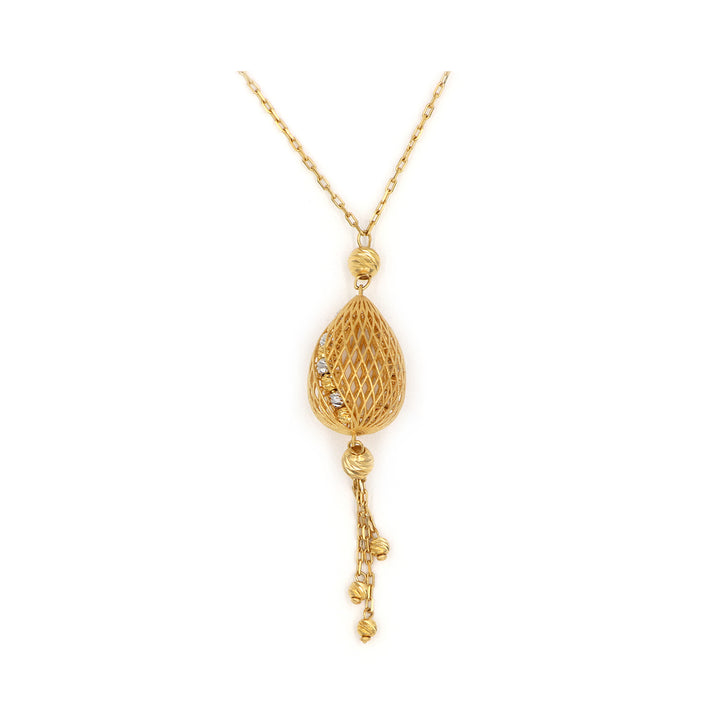 21K Gold Necklace AFN00255