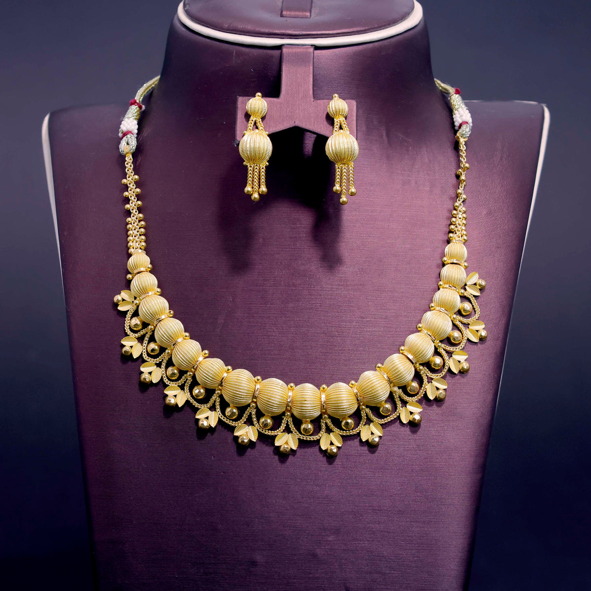 22K Gold Bridal Jewelry Set - Zero Making Charge - Main View