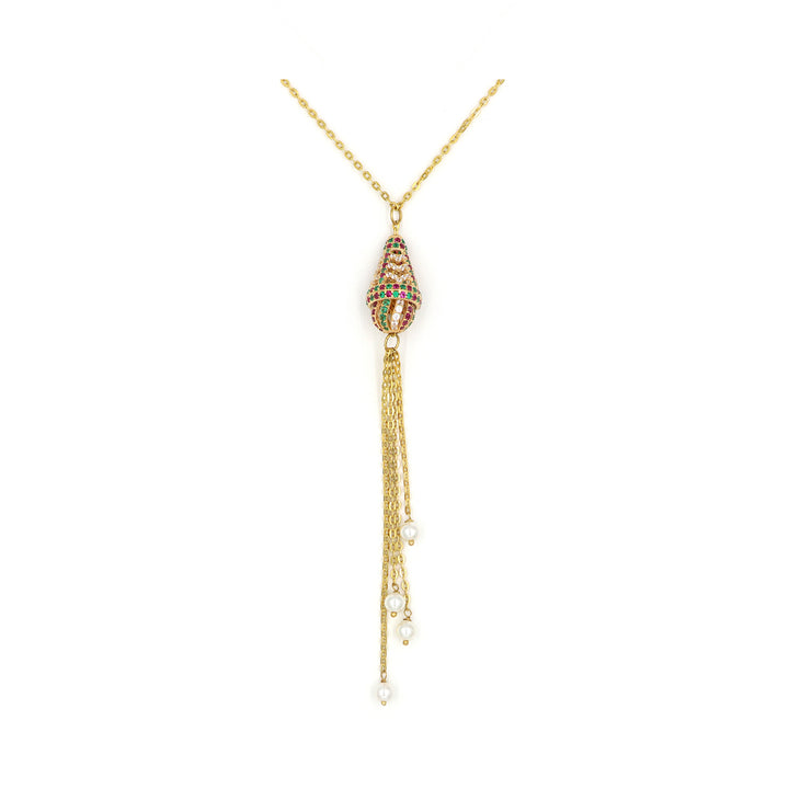 21K Gold Necklace AFN01043