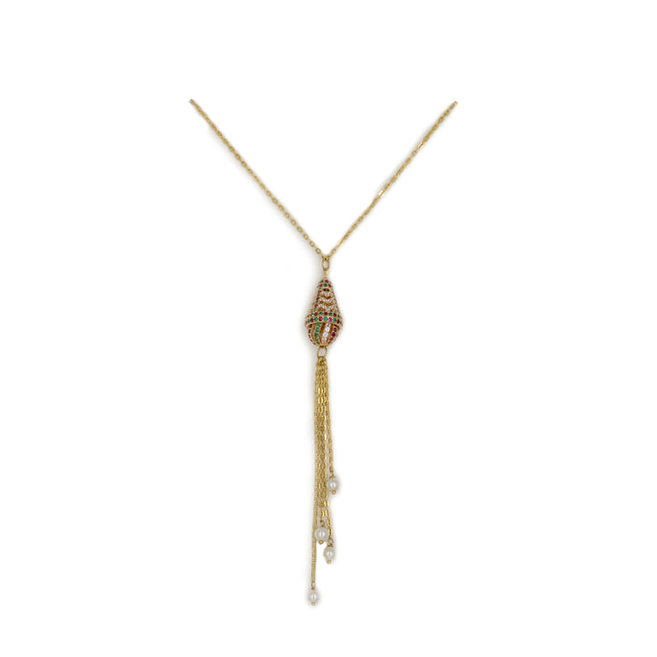 21K Gold Necklace AFN01043
