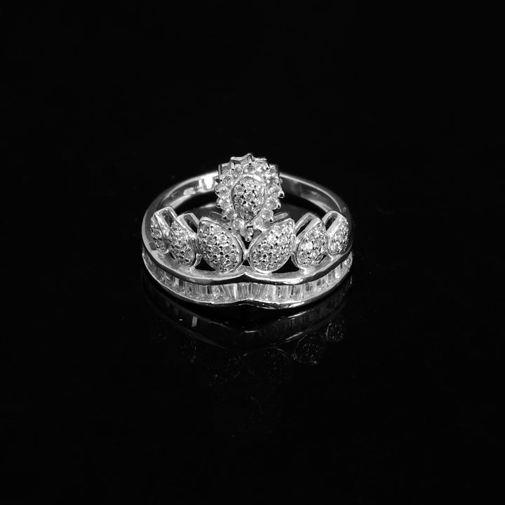 18K Luxury Bridal Jewelry - Tiara Set - Zero Making Charge - Close View